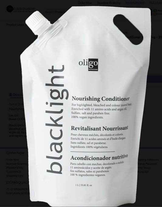 Oligo Blacklight Nourishing Conditioner 32Oz Bag at Artisan Hair Cary, Cary NC
