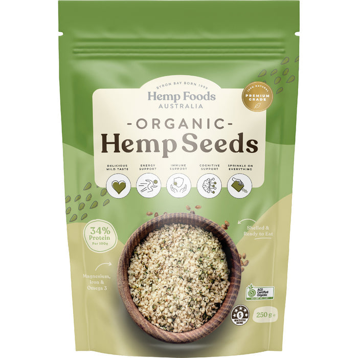 Organic Hulled Hemp Seeds