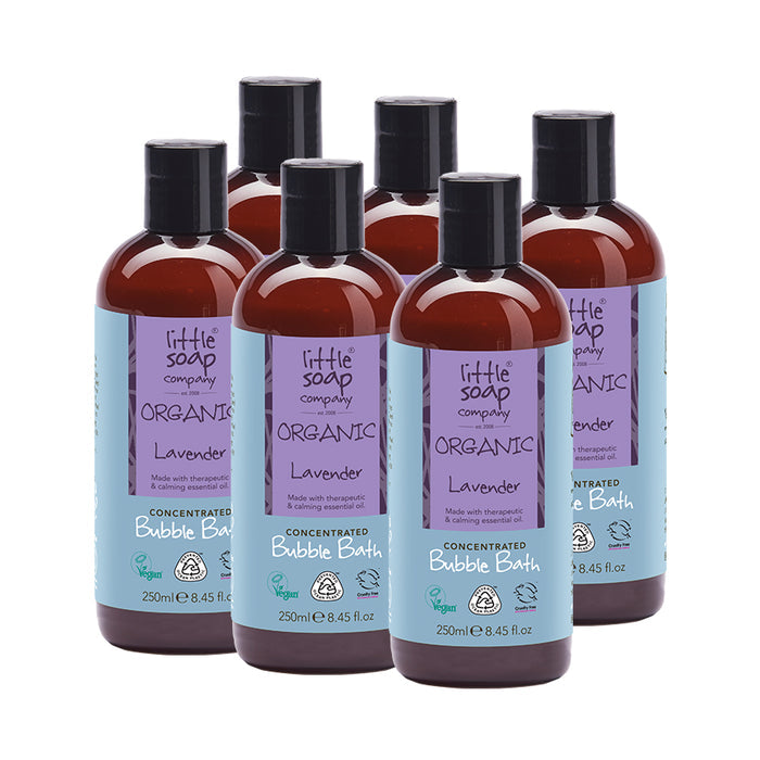 Organic Pure Lavender Bubble Bath 250ml - Case of 6