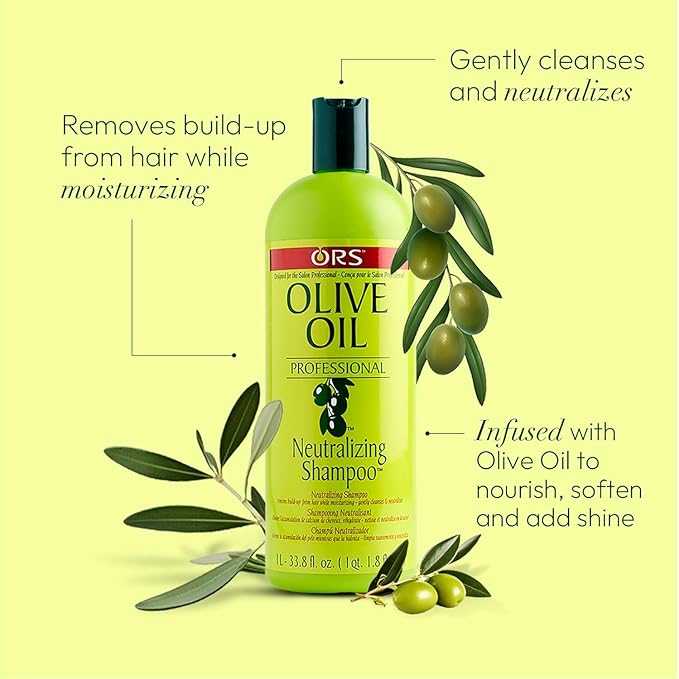 ORS  Olive Oil Professional Neutralizing Shampoo, 33.8 Oz