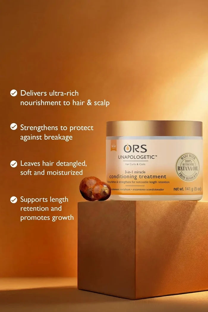 ORS UNAPOLOGETIC 3-IN-1 MIRACLE CONDITIONING TREATMENT 4.5oz ORS