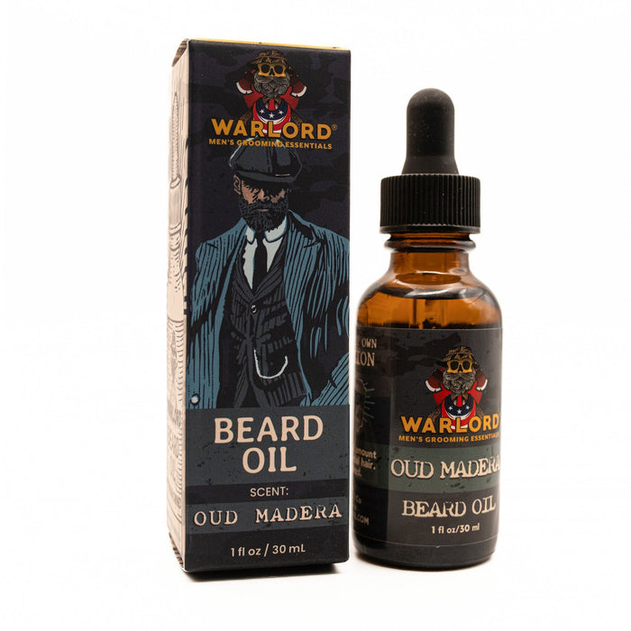 Oud Madera Beard Oil - Warlord - Men's Grooming Essentials