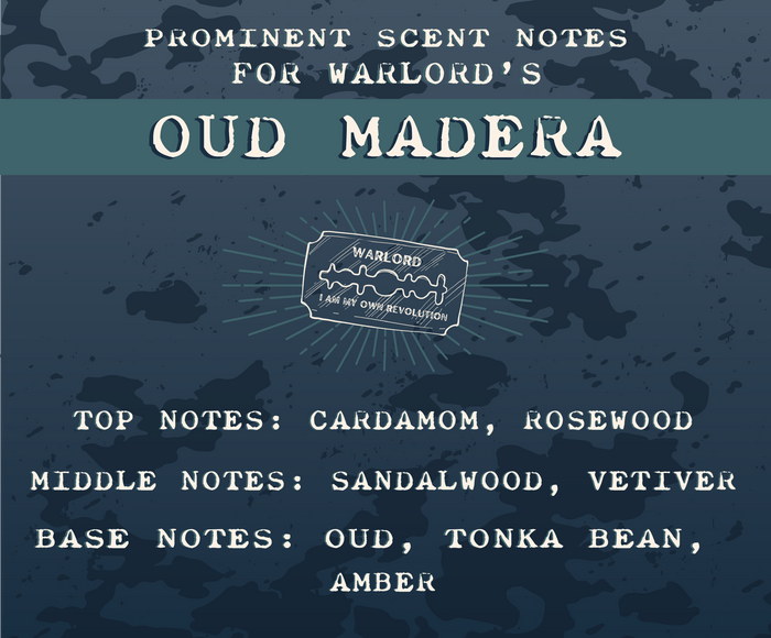 Oud Madera Beard Oil - Warlord - Men's Grooming Essentials