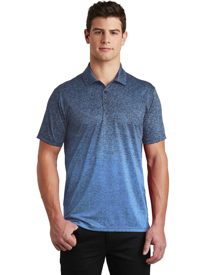 OUTLET-Sport-Tek Ombre Heather Polo