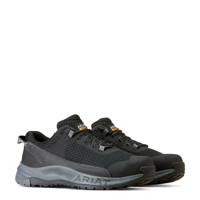 Outpace Shift Composite Toe Work Shoe - 001-Black | Ariat 10047026