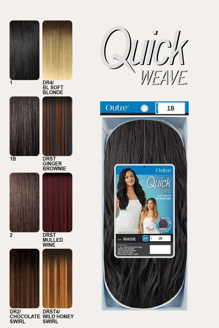 OUTRE QUICK WEAVE HALF WIG - MAISIE 24" OUTRE