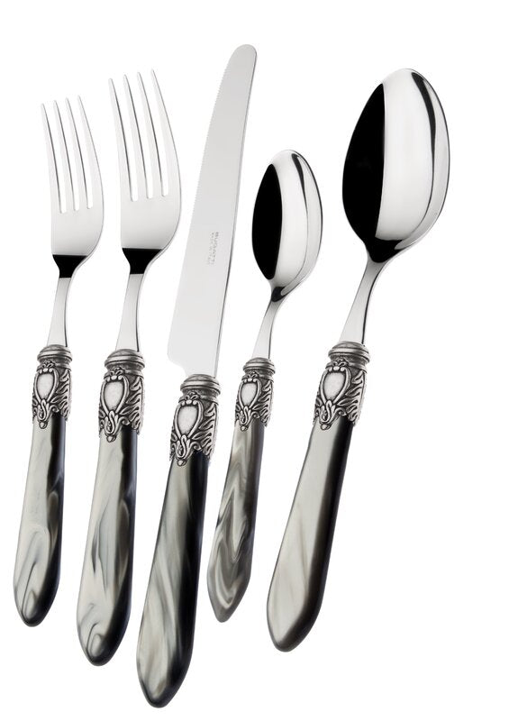 Oxford Antique 5 Piece Place Place Setting Grey