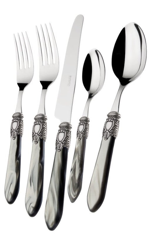 Oxford Antique 5 Piece Place Place Setting Grey