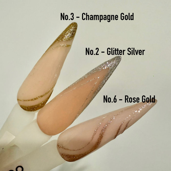 Painting Gel Metallic Glitter For Nail Art - 12ml