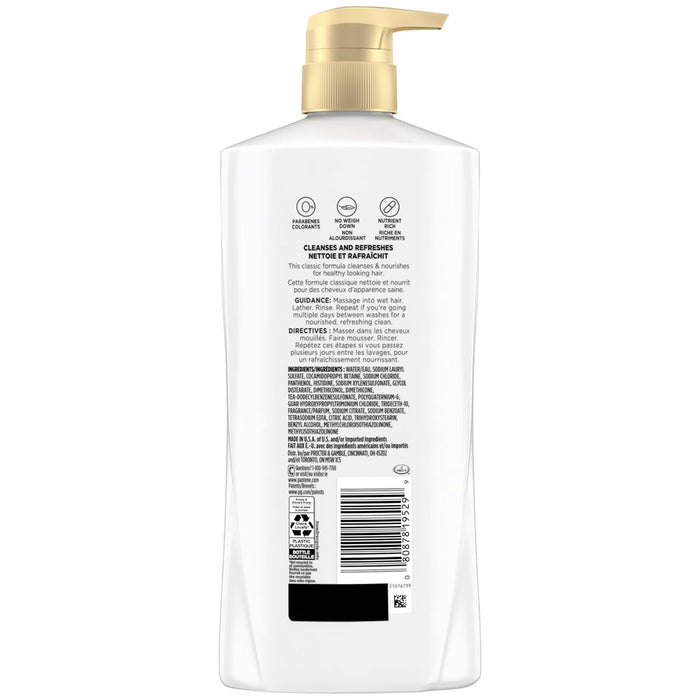 Pantene Classic Clean 2-in-1 Shampoo and Conditioner - 27.7 oz - 4 Pack