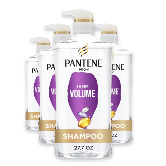Pantene Fine Thin Hair Volumizing Shampoo - 27.7 oz - 4 Pack