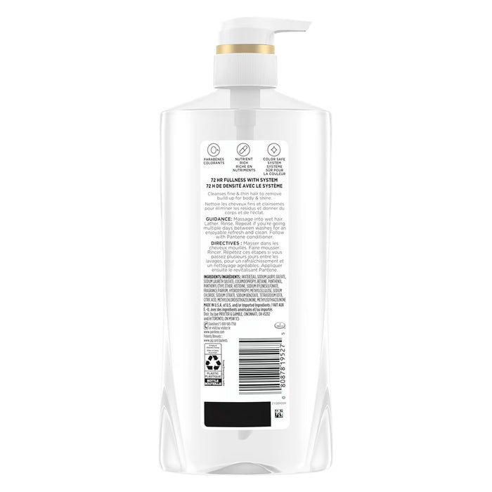 Pantene Fine Thin Hair Volumizing Shampoo - 27.7 oz - 4 Pack