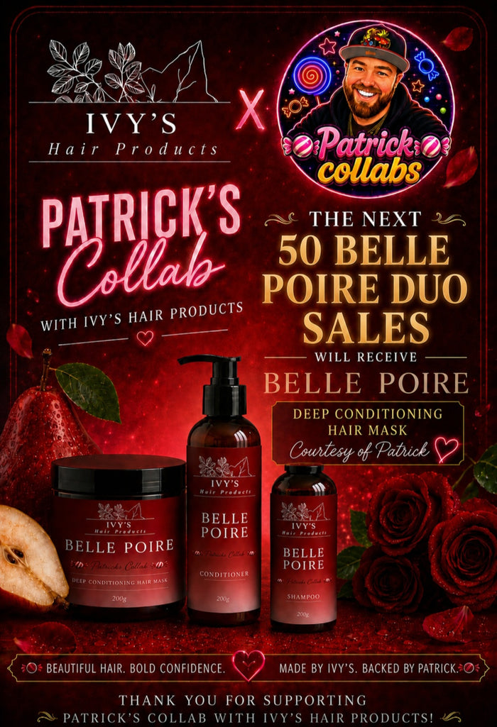 PATRICK'S COLLAB! BELLE POIRE DUO WITH FREE Mask! RRP £23+!!!