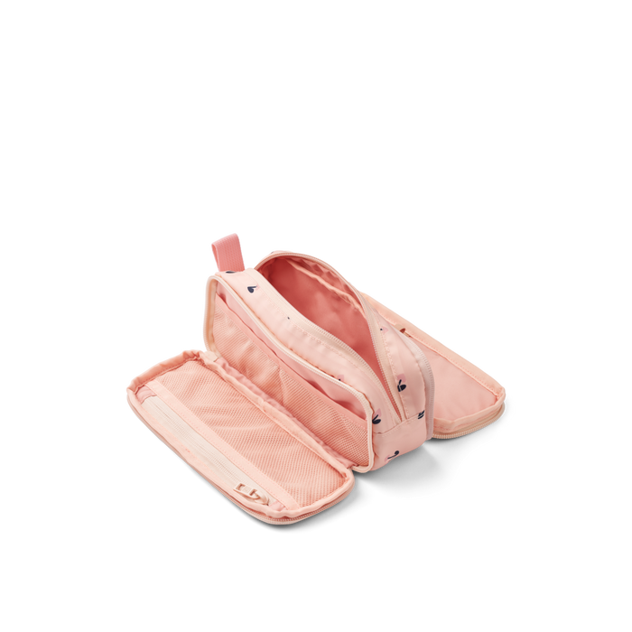 Liewood - Pencil Case - Cindy - Cherry Heart/Rosey - Interior 1