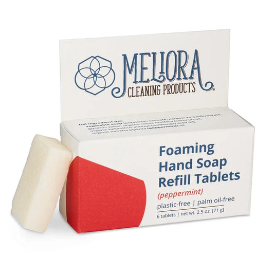 Peppermint Foaming Hand Soap 6-Pack Refill Tablets