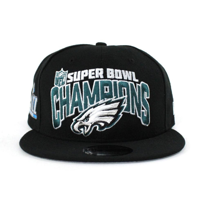 Philadelphia Eagles New Era NFL Super Bowl LII Secondary Champ 9FIFTY Snapback Hat