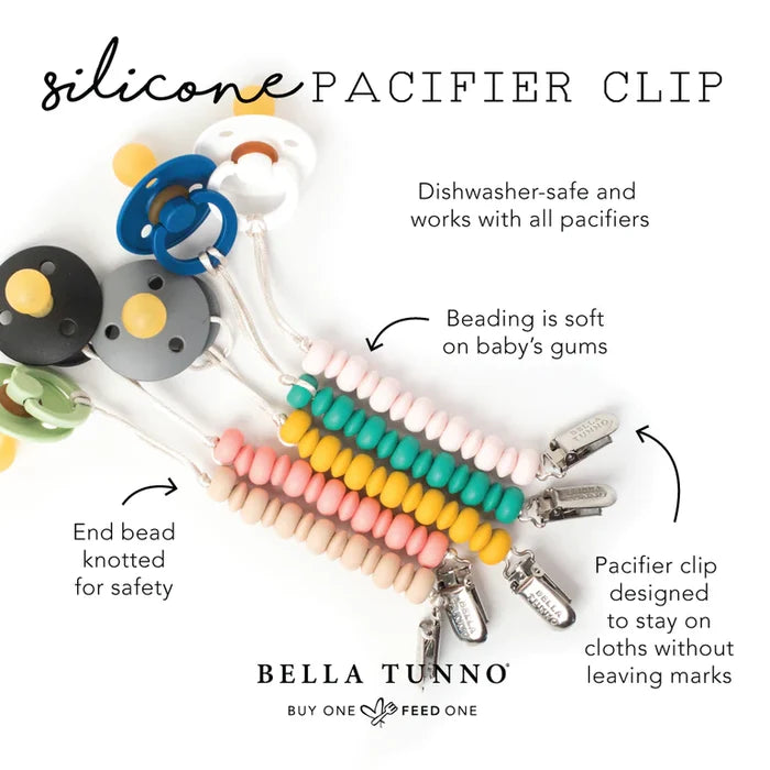 Pink Pacifier Clip