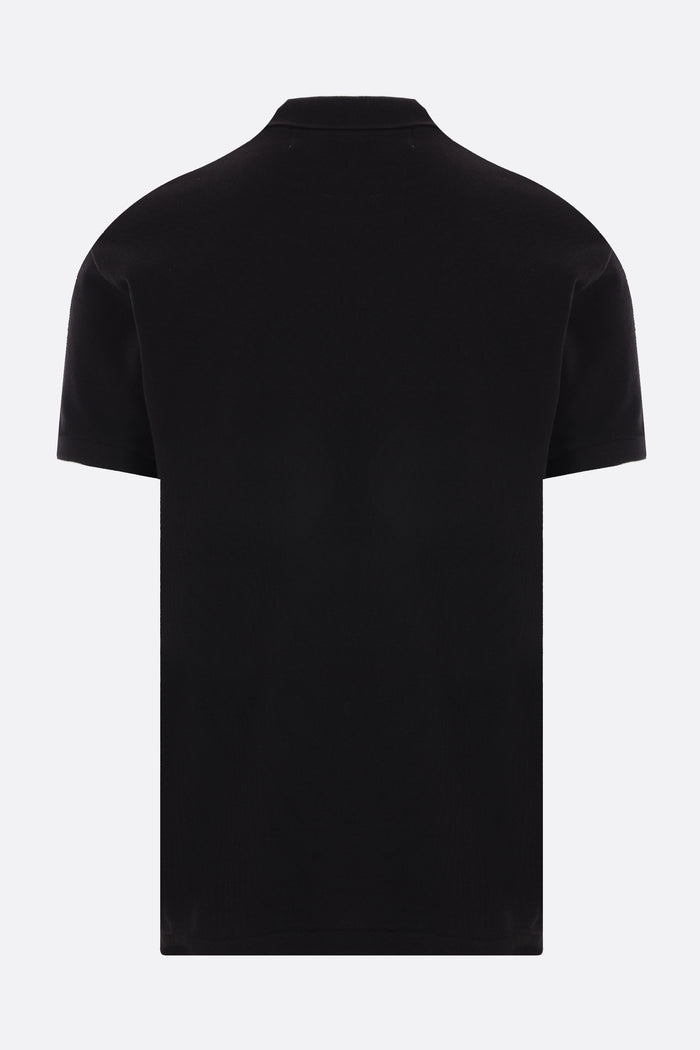 piquet polo shirt with Heart patch