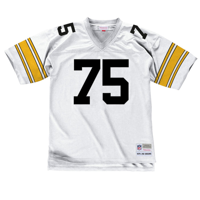 Pittsburgh Steelers #75 Joe Greene Mitchell and Ness 1976 Replica Jersey
