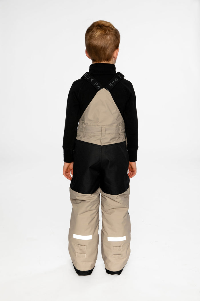 Play Overall Snow Bib Taupe-3
