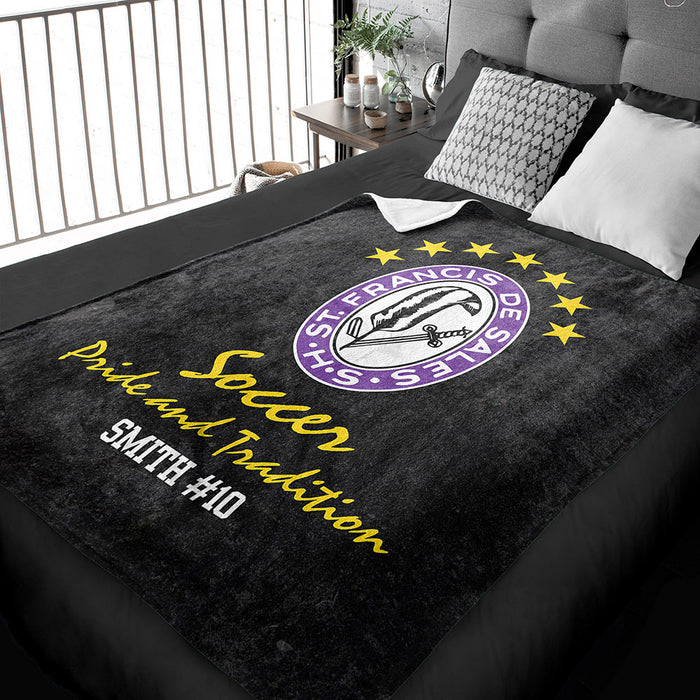 Plush Blanket St Francis DeSales Boys Soccer