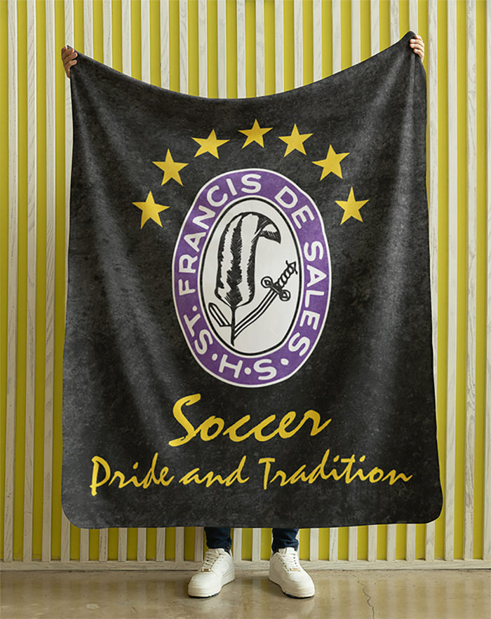 Plush Blanket St Francis DeSales Boys Soccer