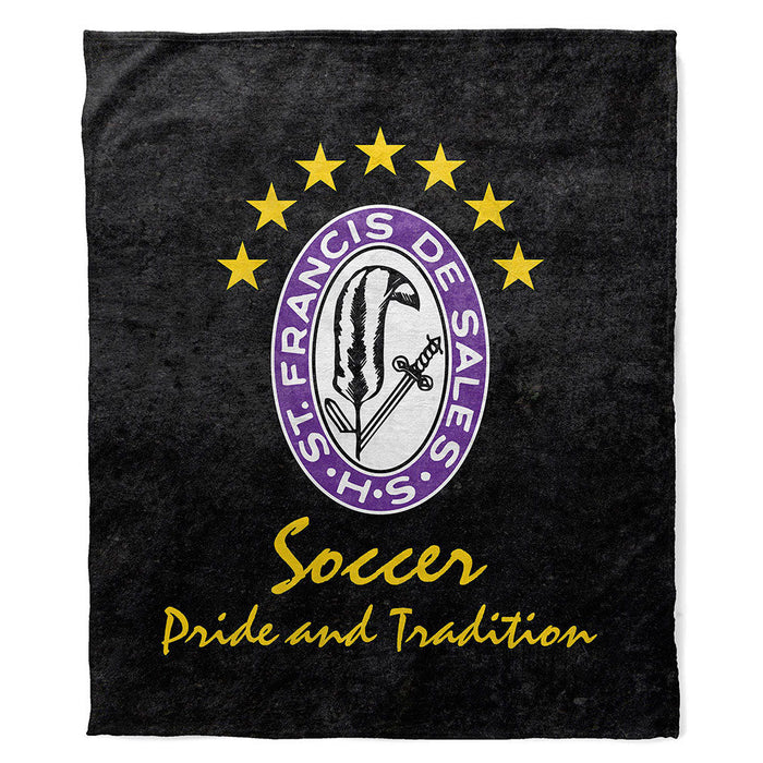 Plush Blanket St Francis DeSales Boys Soccer