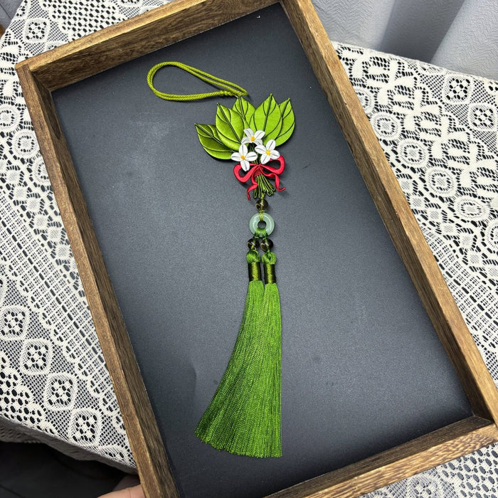 Pomelo Leaf Hairclip Chanhua Materials Flowers DIY Kit - Include Detailed Video Tutorial