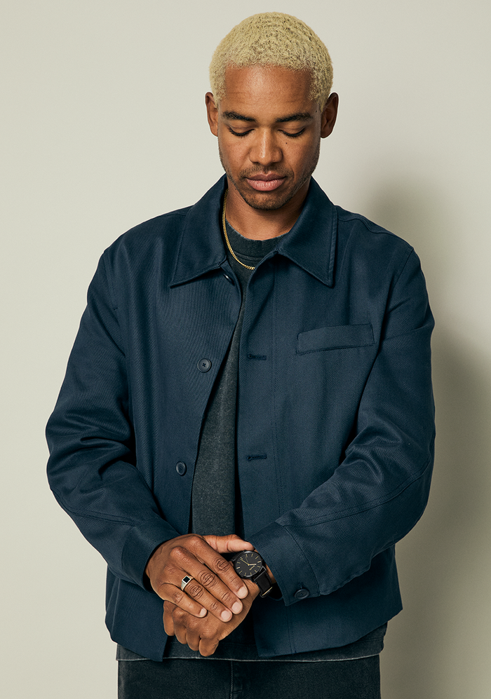 Porter Leather - All Black / Gold