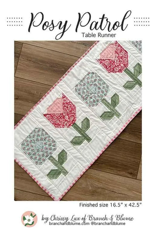 Posy Patrol Table Runner Quilt Pattern