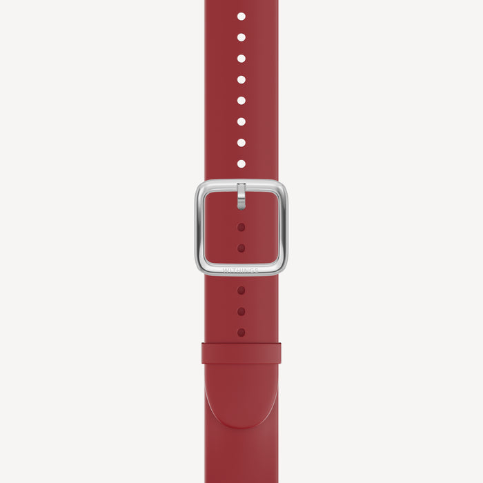 Premium Sport Fluoroelastomer Wristband Burgundy