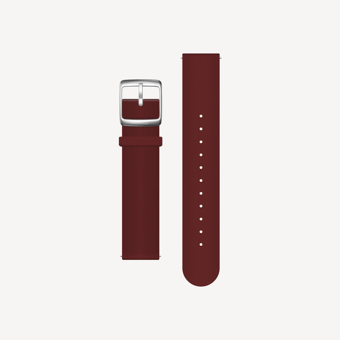 Premium Sport Fluoroelastomer Wristband Burgundy