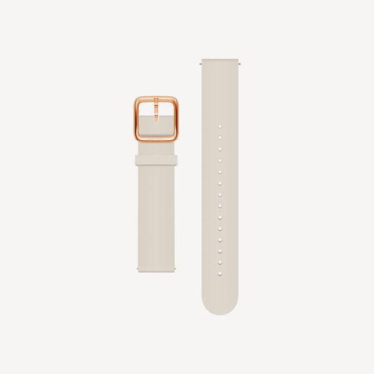 Premium Sport Fluoroelastomer Wristband Sand & Rose Gold