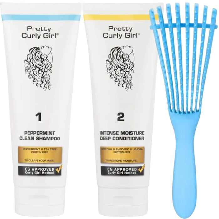 Pretty Curly Girl Shampoo + Conditioner Duo (for Waves, Curls & Coils) (Copy)