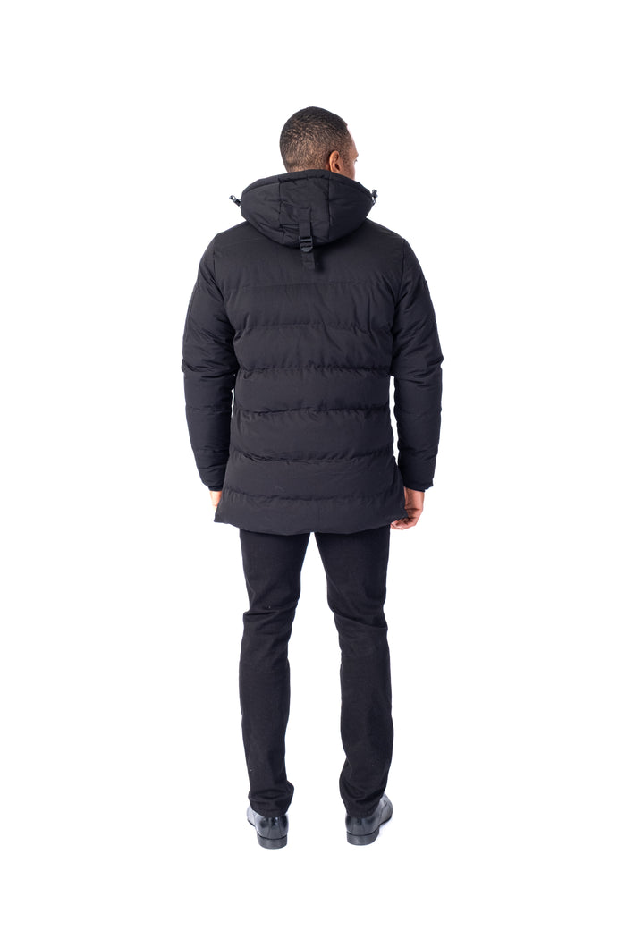 Quilted Parka "Helix" - Black
