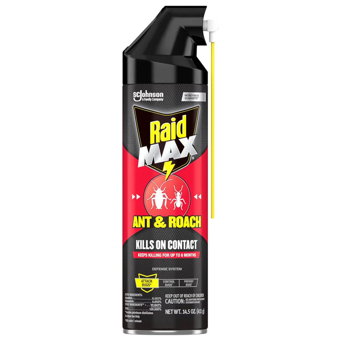 Raid Max Ant & Roach Killer - 14.5 oz - 6 Pack