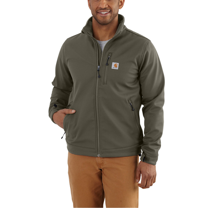 Rain Defender Relaxed Fit Heavyweight Softshell Jacket - MOS-Moss | Carhartt 102199