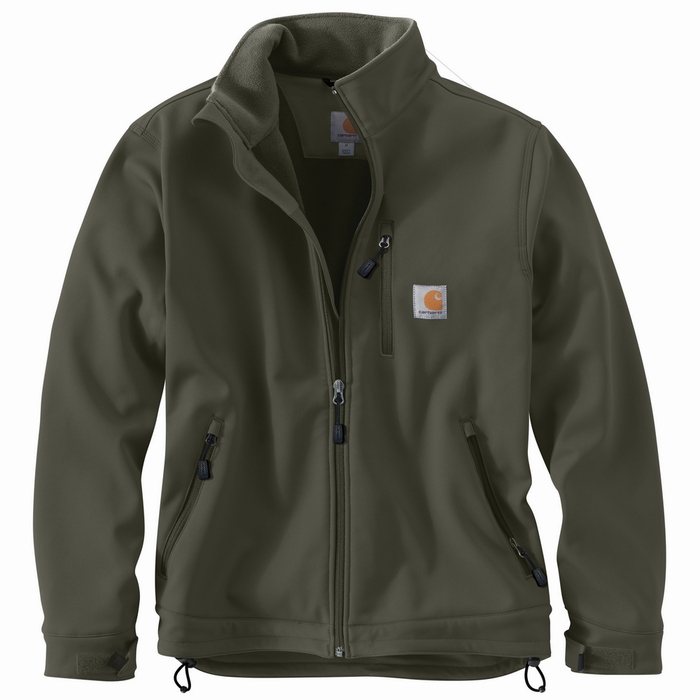 Rain Defender Relaxed Fit Heavyweight Softshell Jacket - MOS-Moss | Carhartt 102199