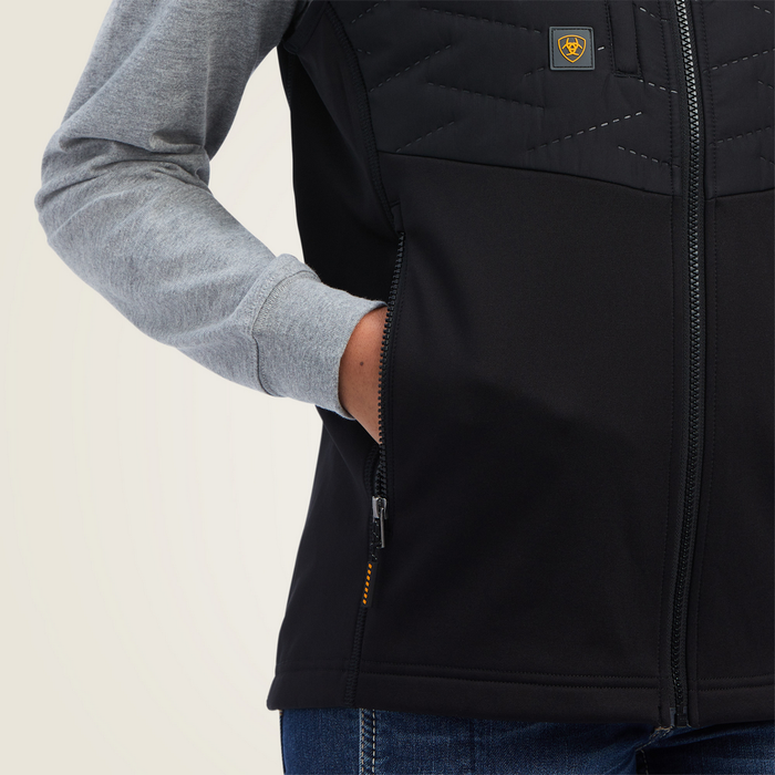 Rebar Cloud 9  Insulated Vest - 001-Black | Ariat 10041473