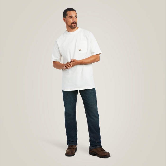 Rebar Cotton Strong T-Shirt - 100-White | Ariat 10039336