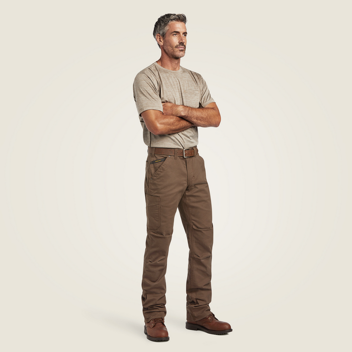 Rebar M5 Straight Durastretch Washed Twill Dungaree Straight Leg Pant - 200-Wren | Ariat 10041064