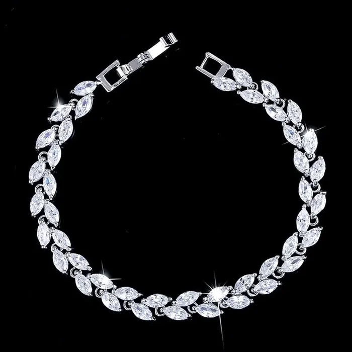 Wedding Jewelry - Cubic Zirconia Bridal Bracelet
