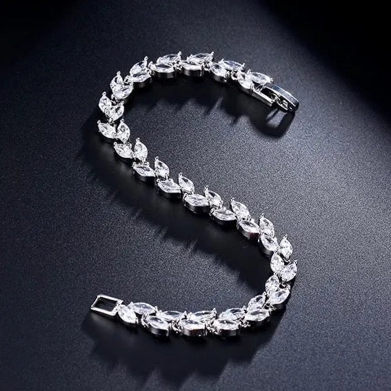 Wedding Jewelry - Cubic Zirconia Bridal Bracelet