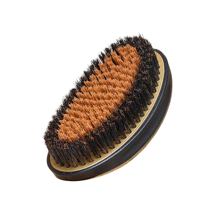 RED BOW WOW X Pocket Wave Premium Metallic 2-in-1 Boar Brush with Case # BR11 - Palms Fashion Inc.