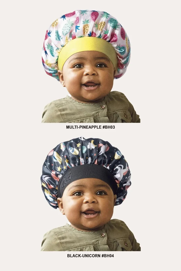 RED BY KISS BABY SATIN HAIR BONNET SLEEP CAP - BSW BEAUTY CANADA