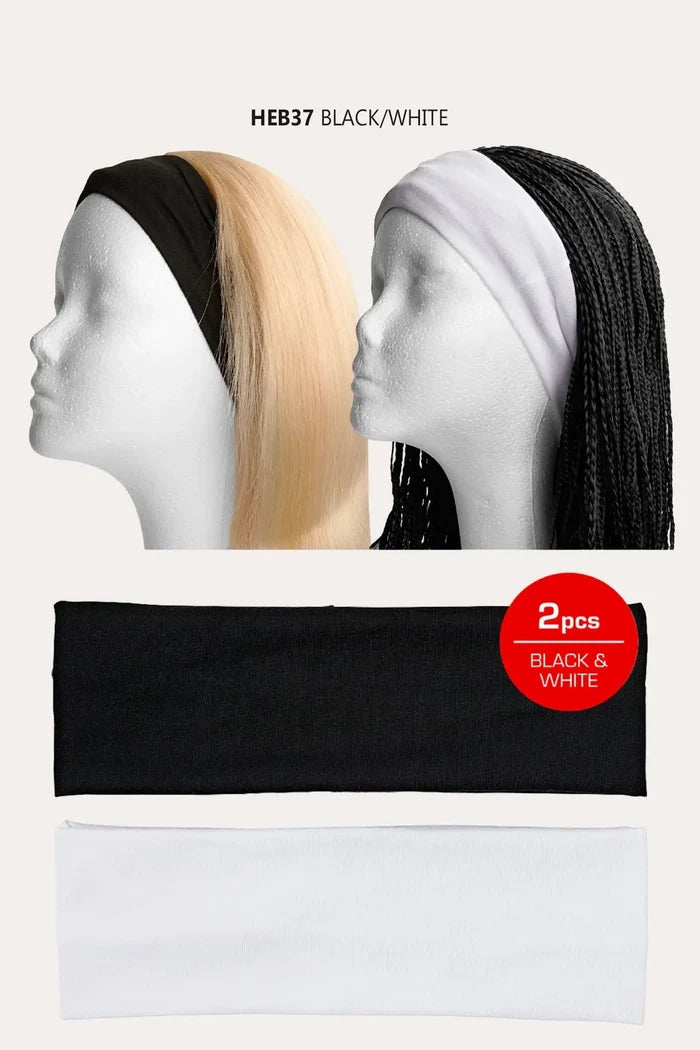 RED COTTON HEADBAND 2PCS RED BEAUTY