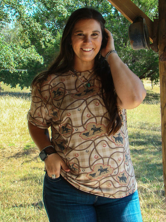Red Rodeo Top