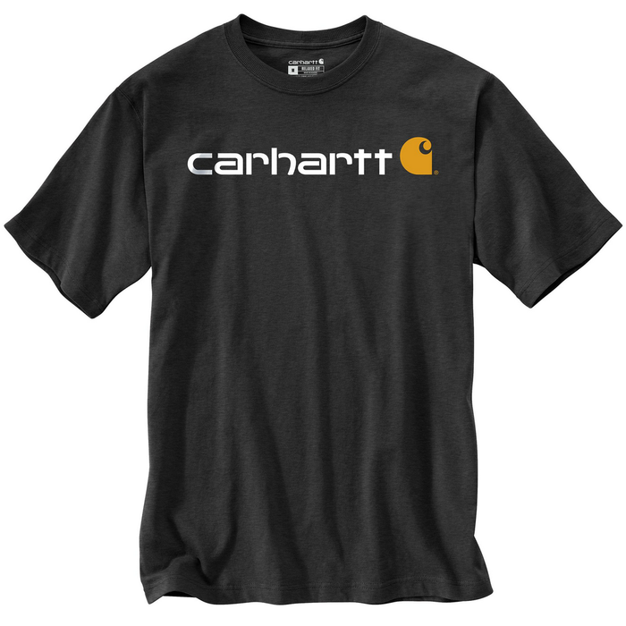 Relaxed Fit Heavyweight Short-Sleeve Logo Graphic T-Shirt - 001-Black | Carhartt 103361