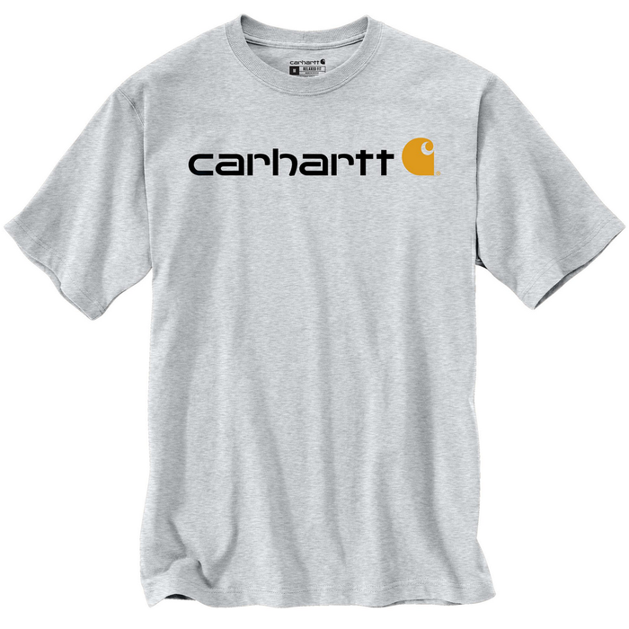 Relaxed Fit Heavyweight Short-Sleeve Logo Graphic T-Shirt - 034-Heather Gray | Carhartt 103361