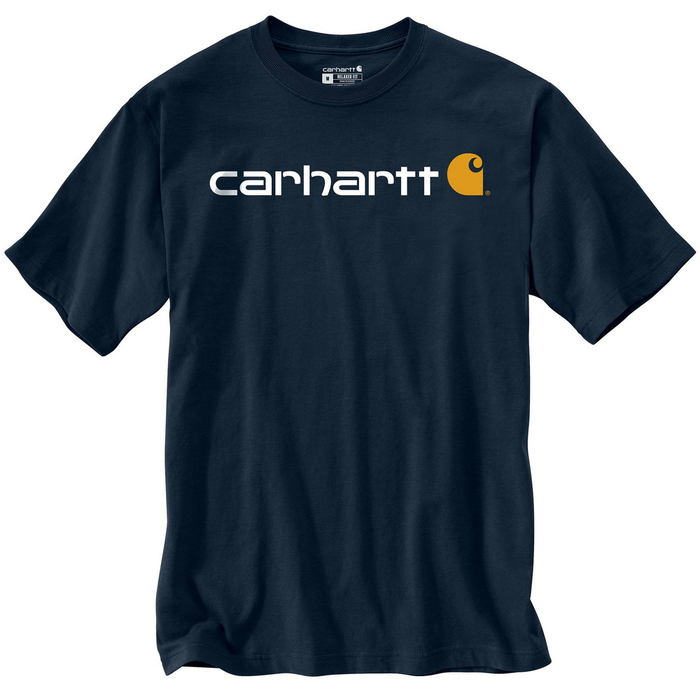 Relaxed Fit Heavyweight Short-Sleeve Logo Graphic T-Shirt - 412-Navy | Carhartt 103361